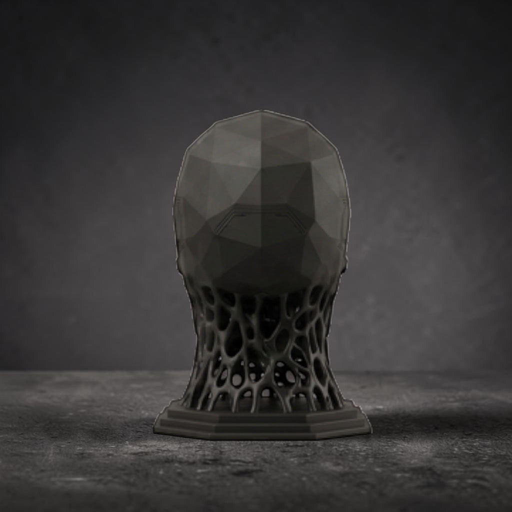 Mechanical Skull Headset Holder – Sci-Fi 3D Printed Gaming Desk Decor