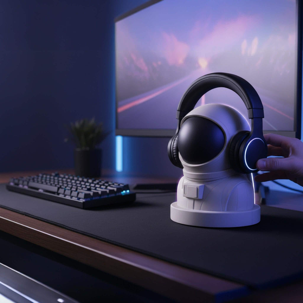 {{ product.title }} – 3D Printed Headphone Stand