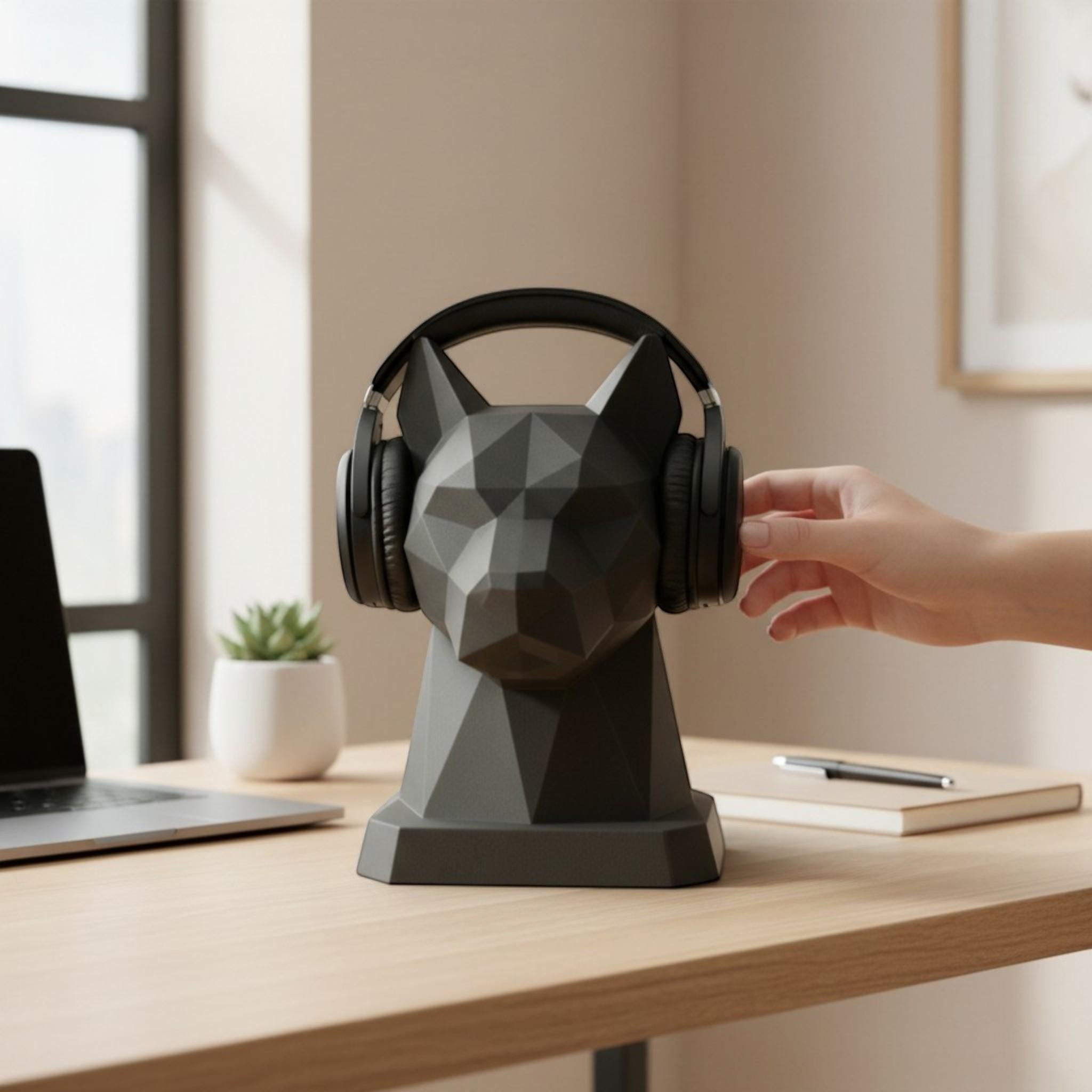 {{ product.title }} – 3D Printed Headphone Stand