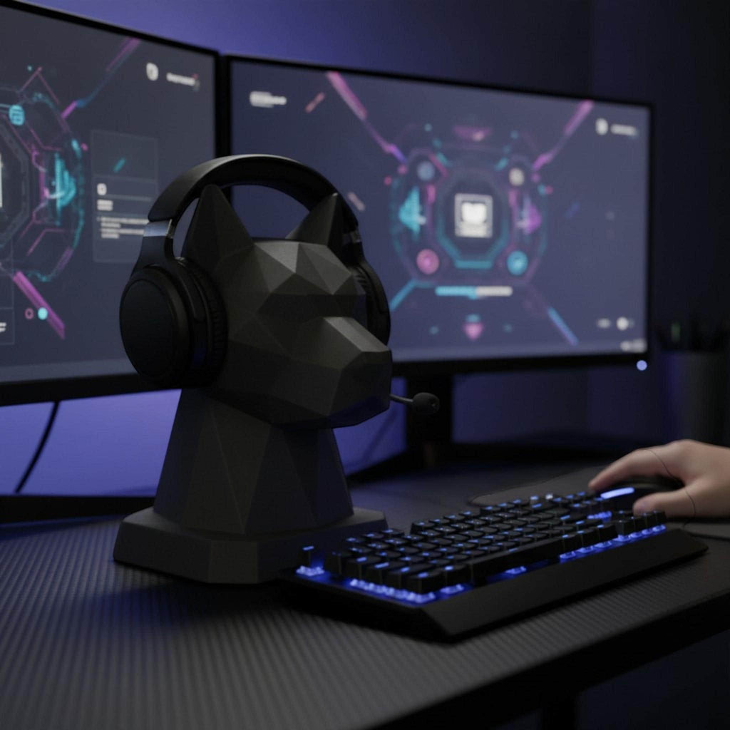 {{ product.title }} – 3D Printed Headphone Stand