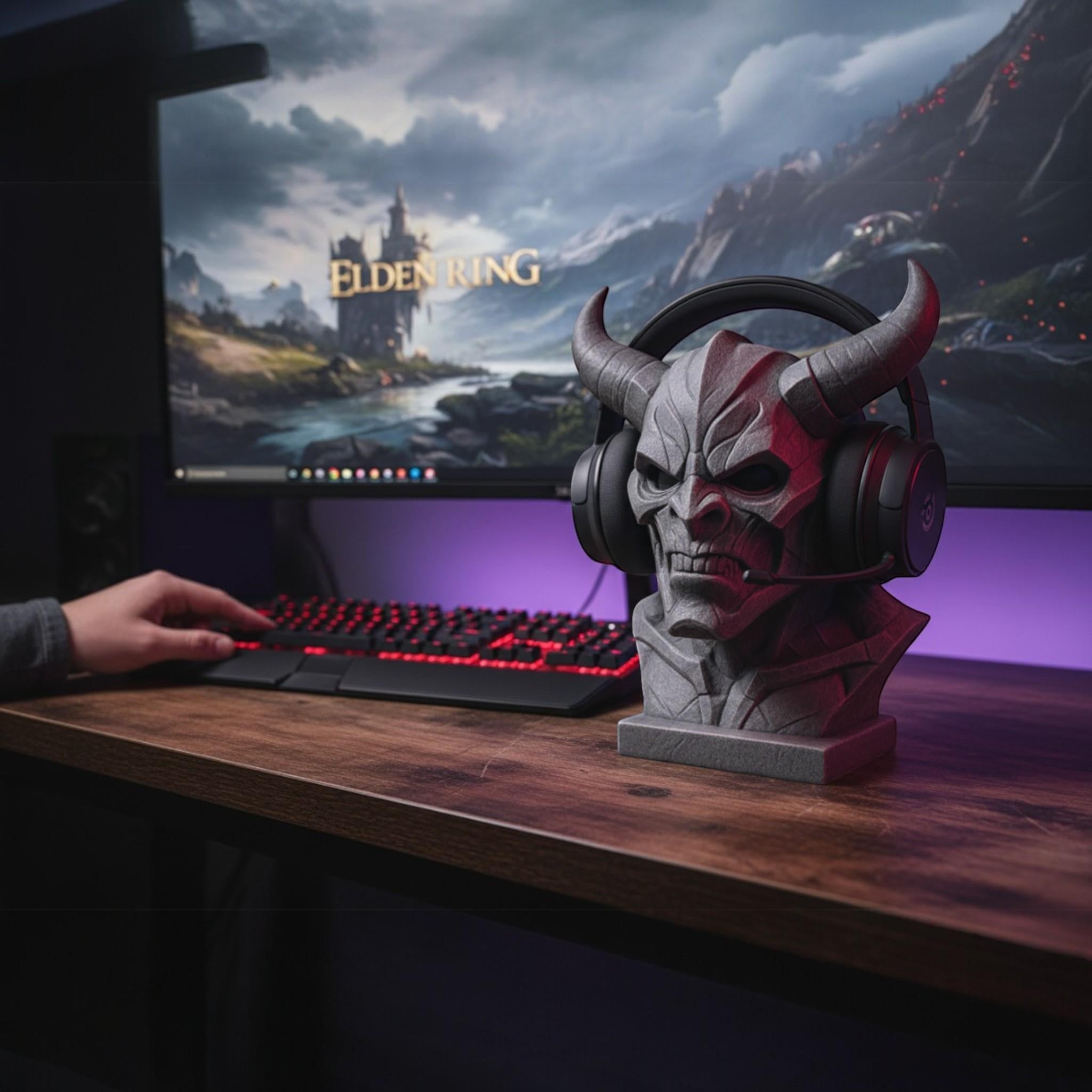 {{ product.title }} – 3D Printed Headphone Stand