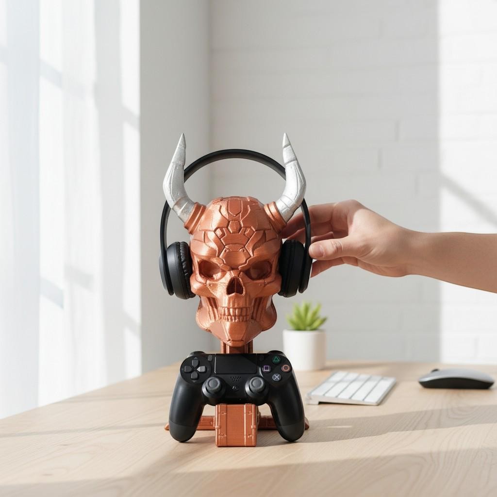 {{ product.title }} – 3D Printed Headphone Stand