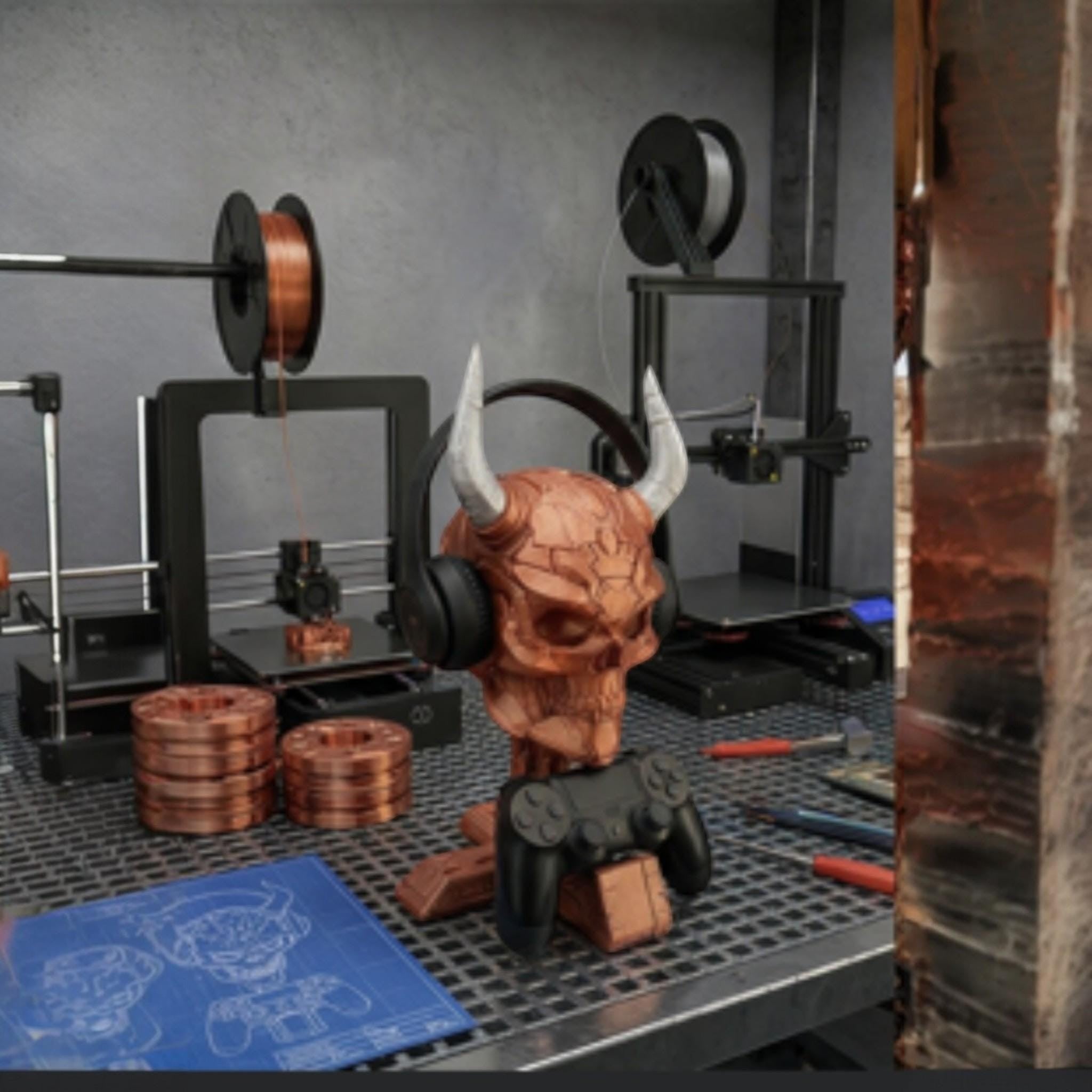 {{ product.title }} – 3D Printed Headphone Stand