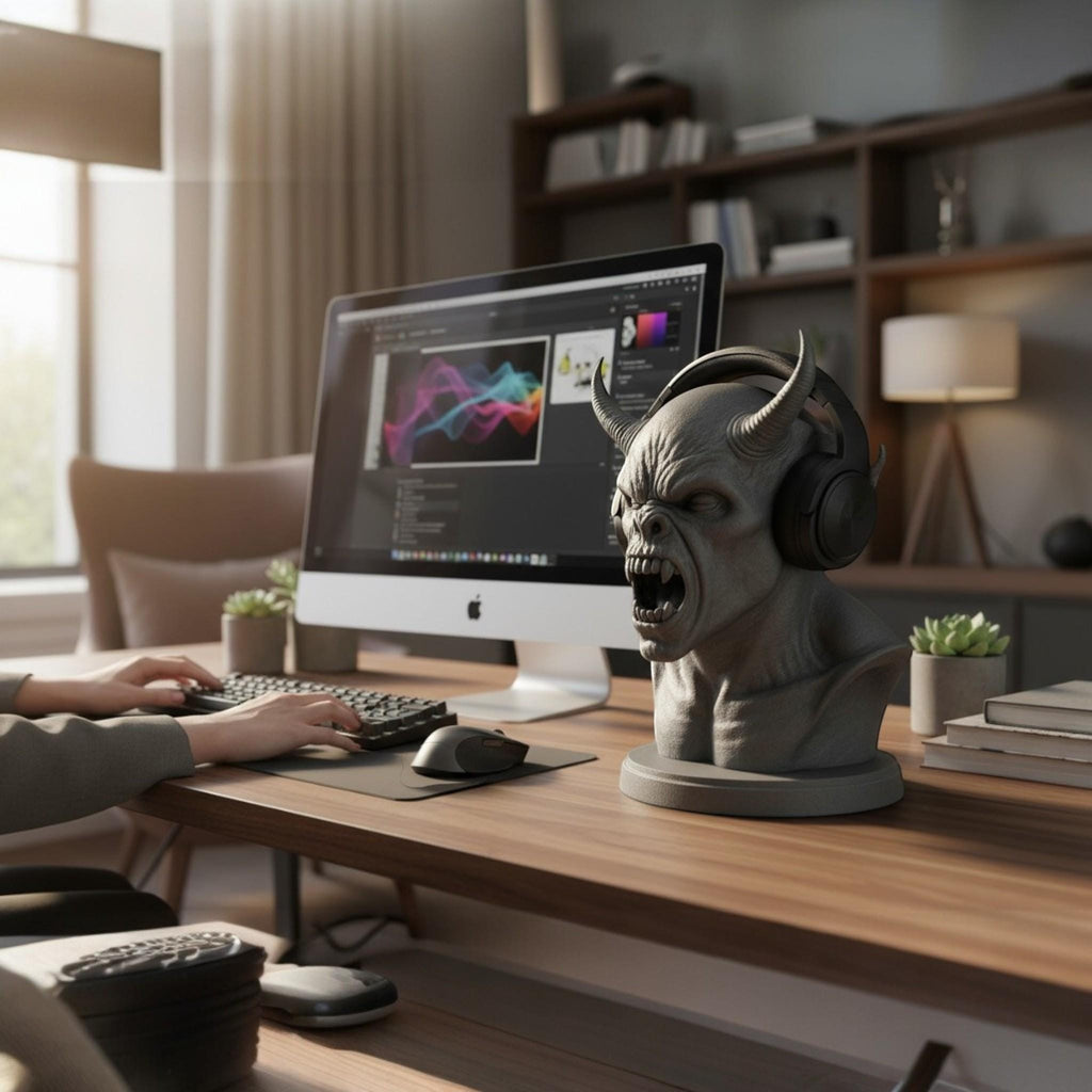 {{ product.title }} – 3D Printed Headphone Stand