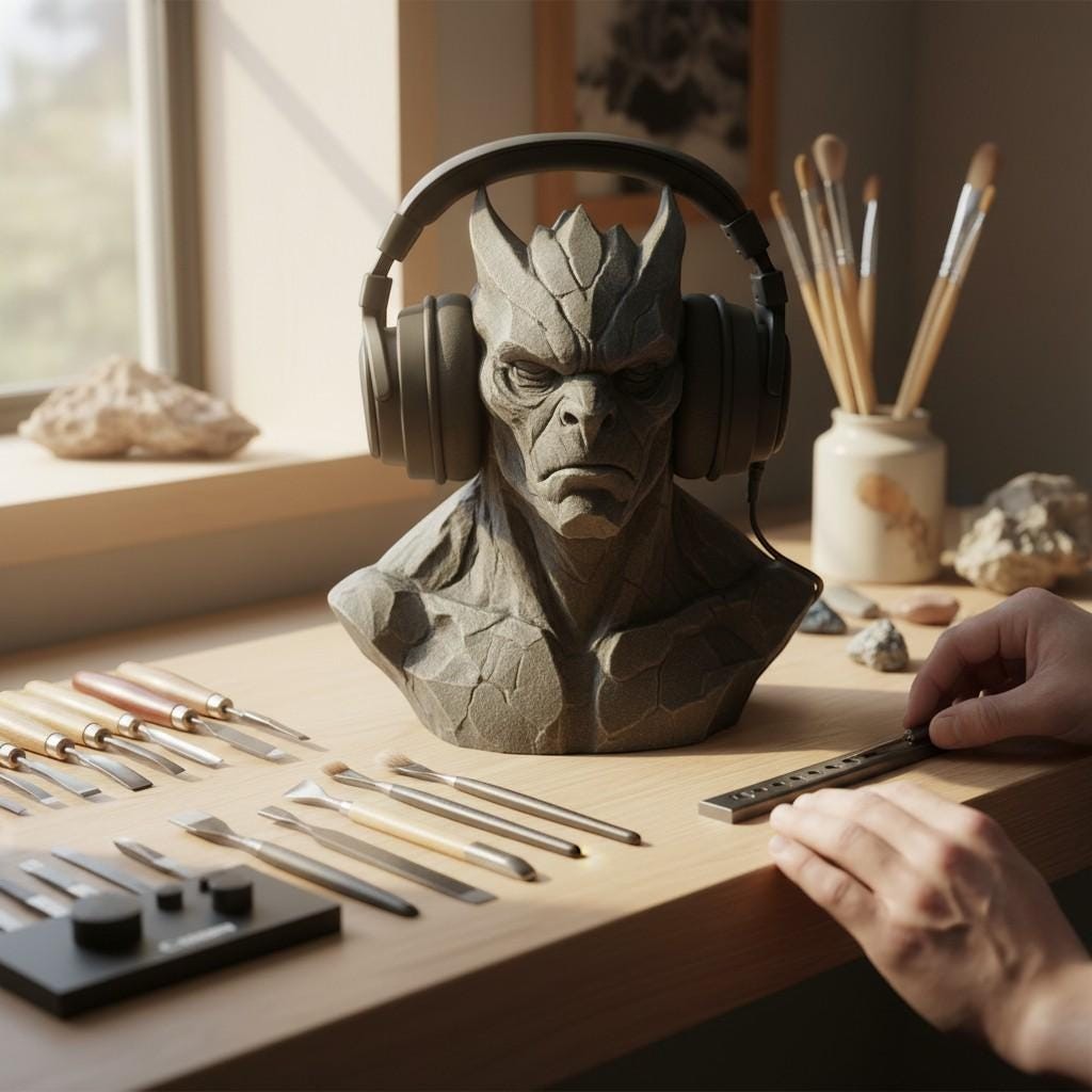 {{ product.title }} – 3D Printed Headphone Stand