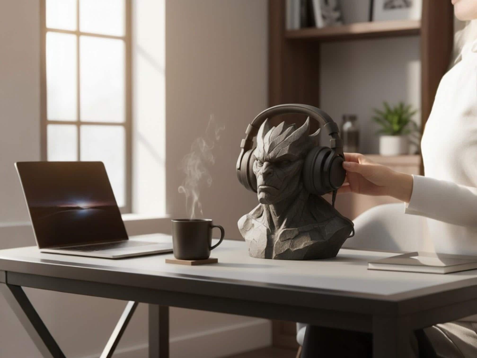 {{ product.title }} – 3D Printed Headphone Stand