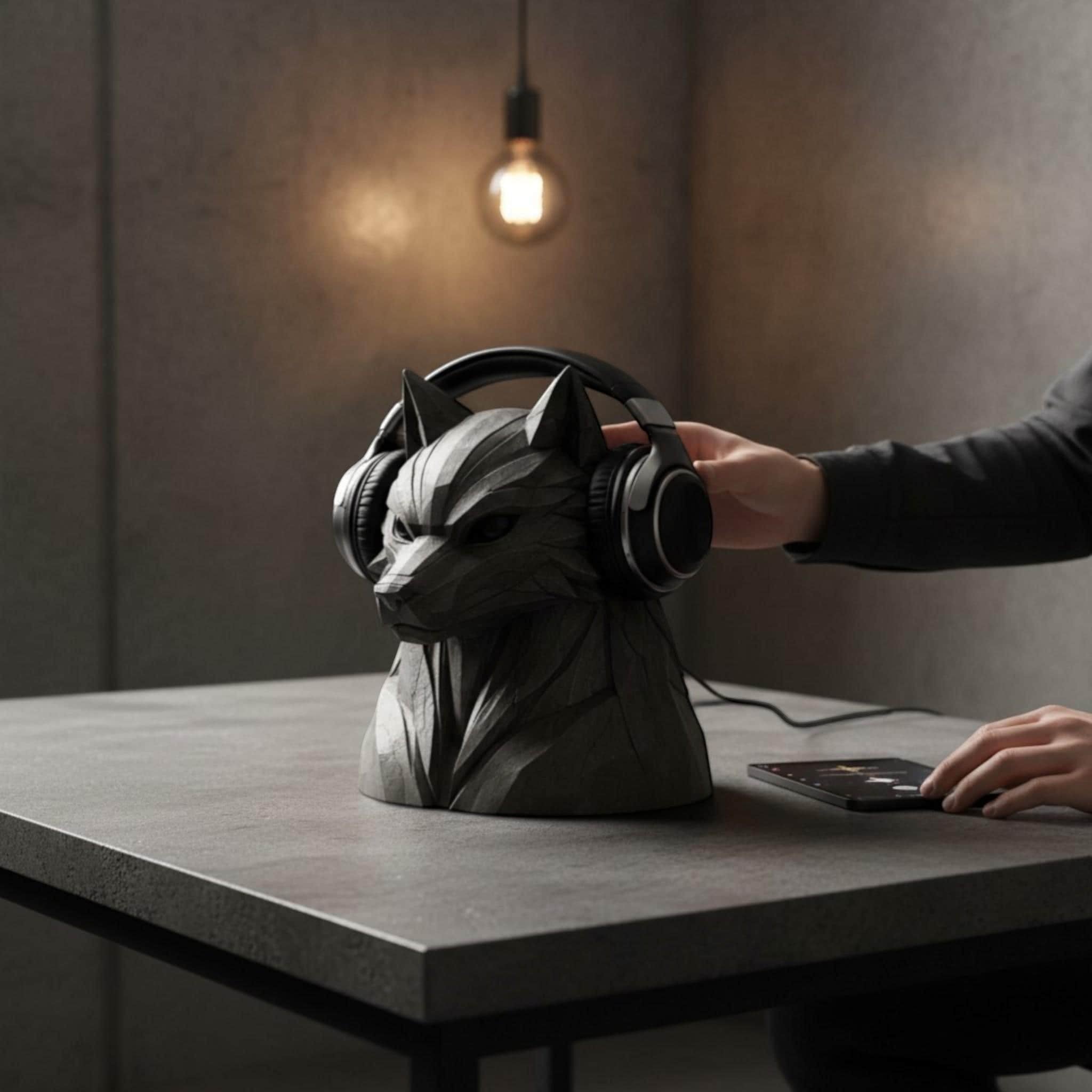 {{ product.title }} – 3D Printed Headphone Stand