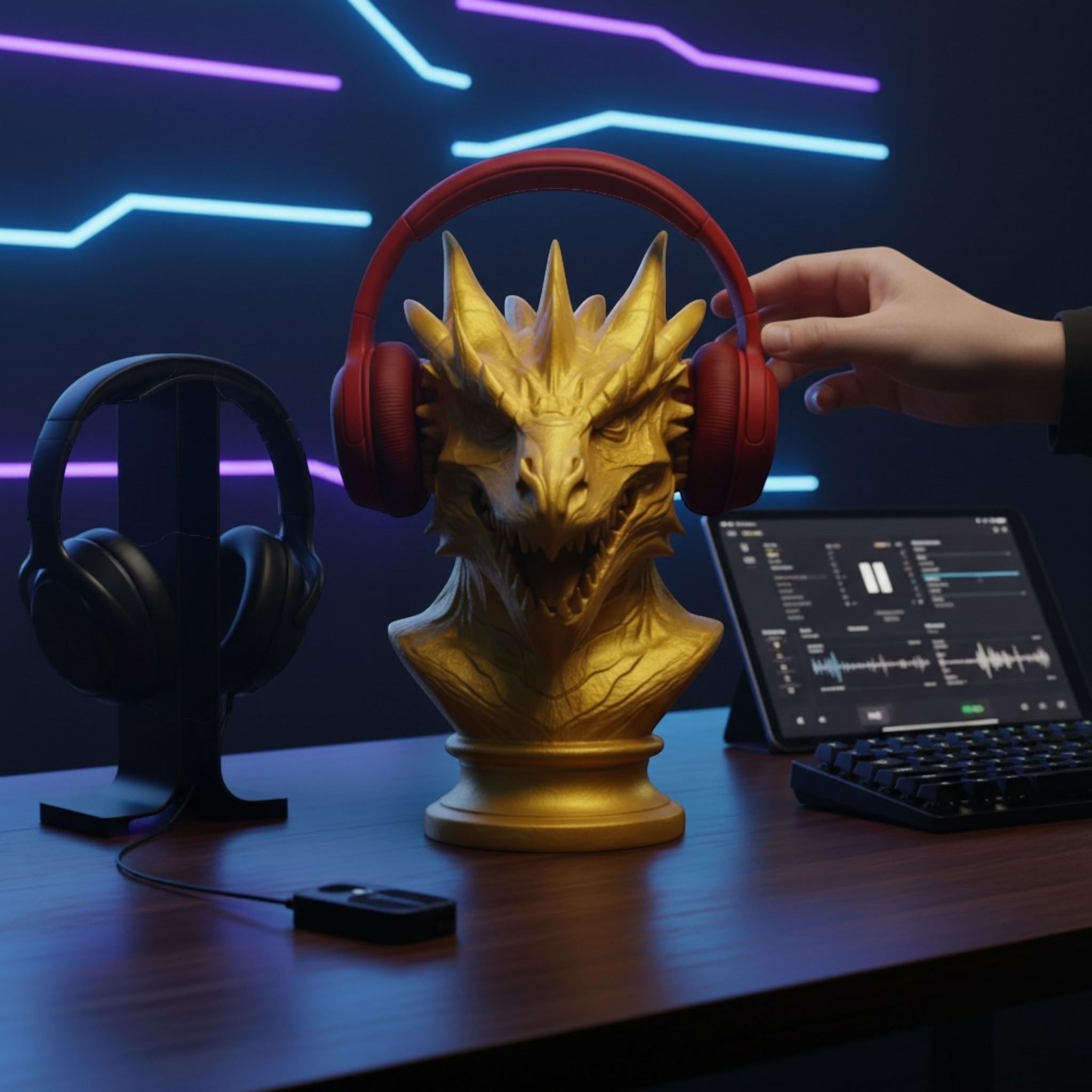{{ product.title }} – 3D Printed Headphone Stand