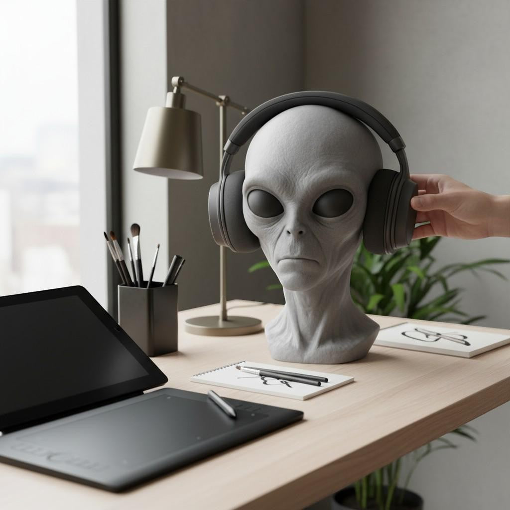 {{ product.title }} – 3D Printed Headphone Stand