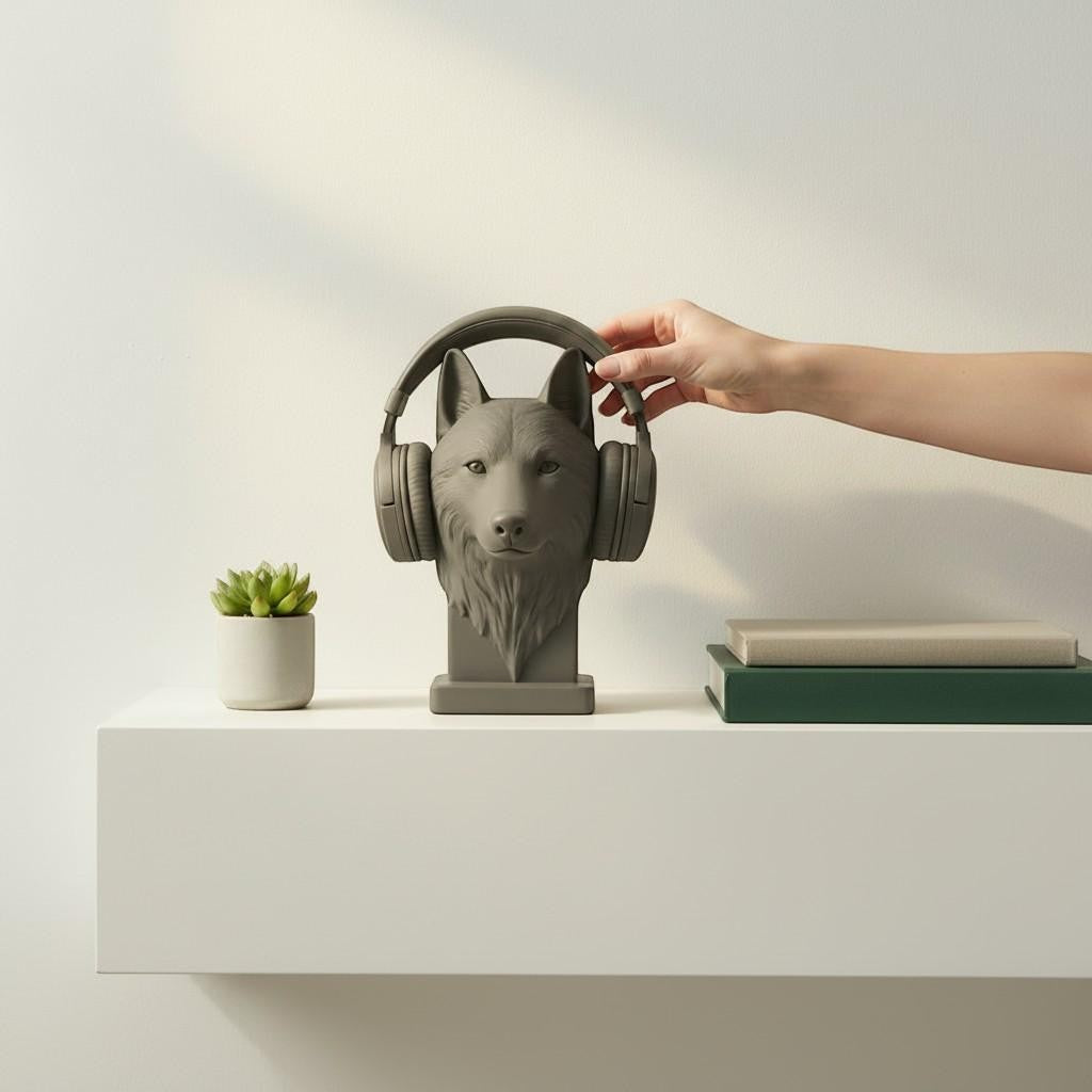 {{ product.title }} – 3D Printed Headphone Stand