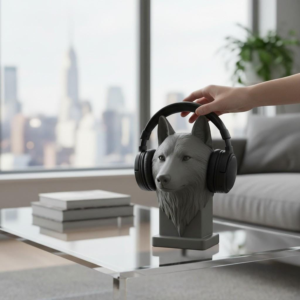 {{ product.title }} – 3D Printed Headphone Stand