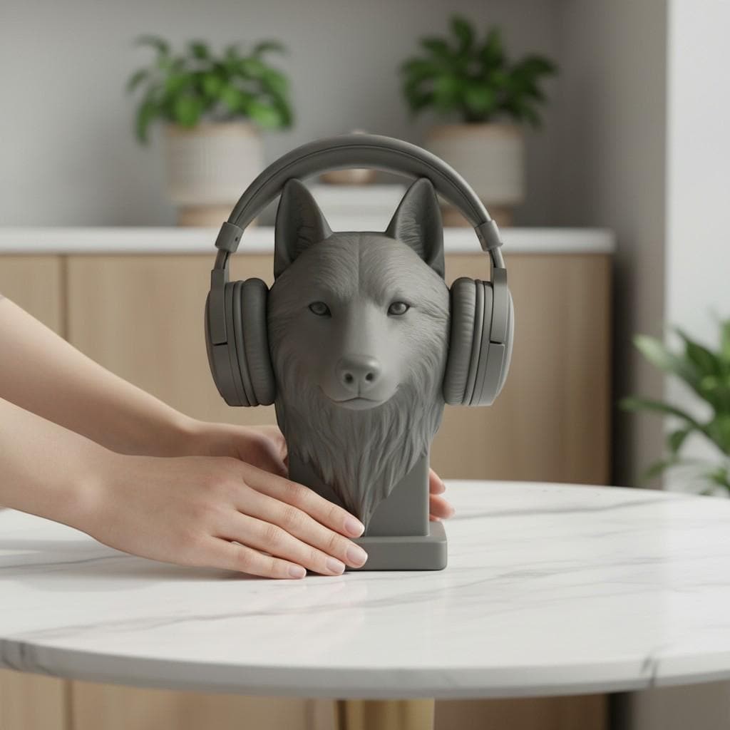 {{ product.title }} – 3D Printed Headphone Stand