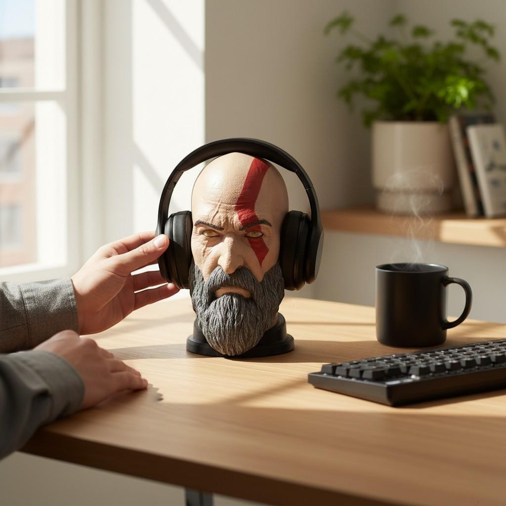 {{ product.title }} – 3D Printed Headphone Stand