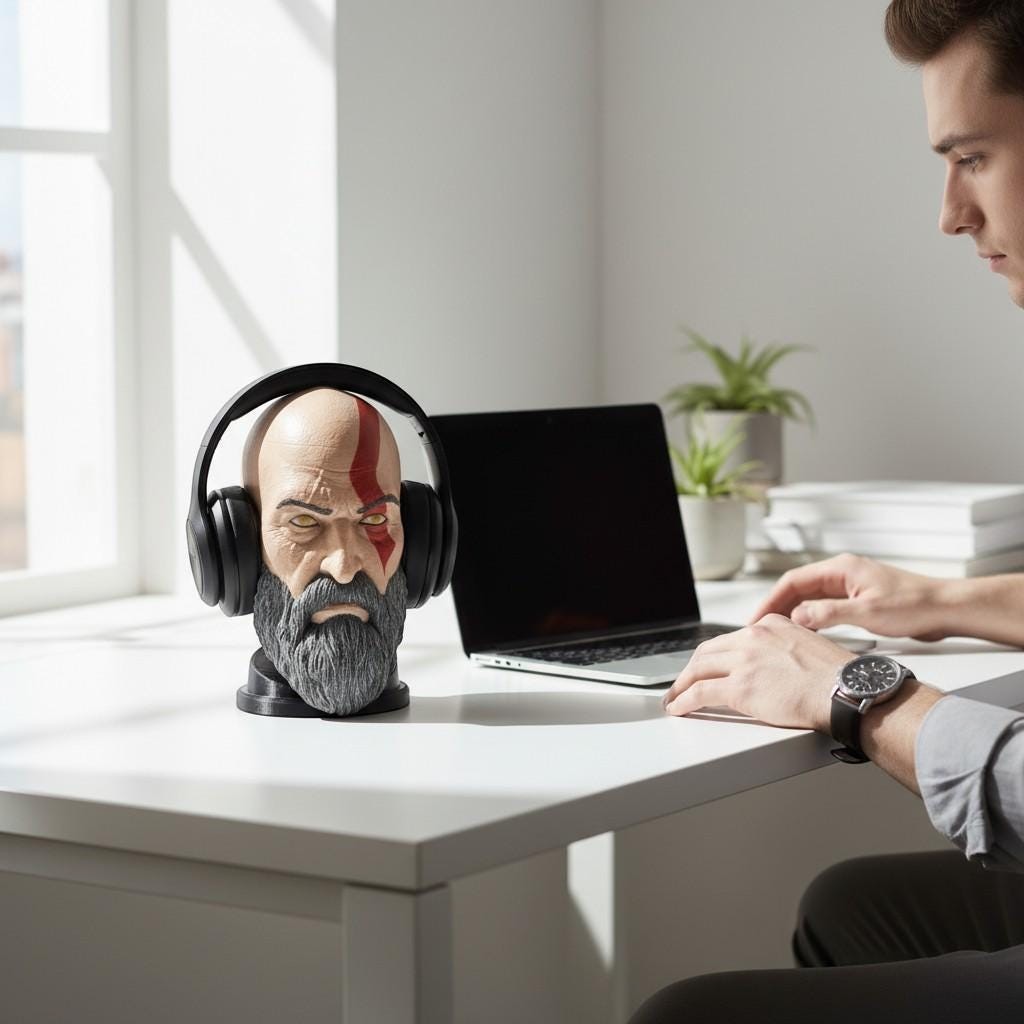 {{ product.title }} – 3D Printed Headphone Stand