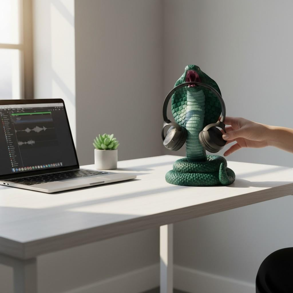 {{ product.title }} – 3D Printed Headphone Stand