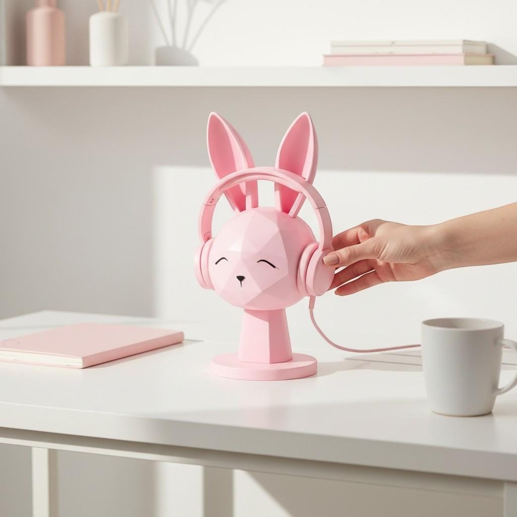 {{ product.title }} – 3D Printed Headphone Stand