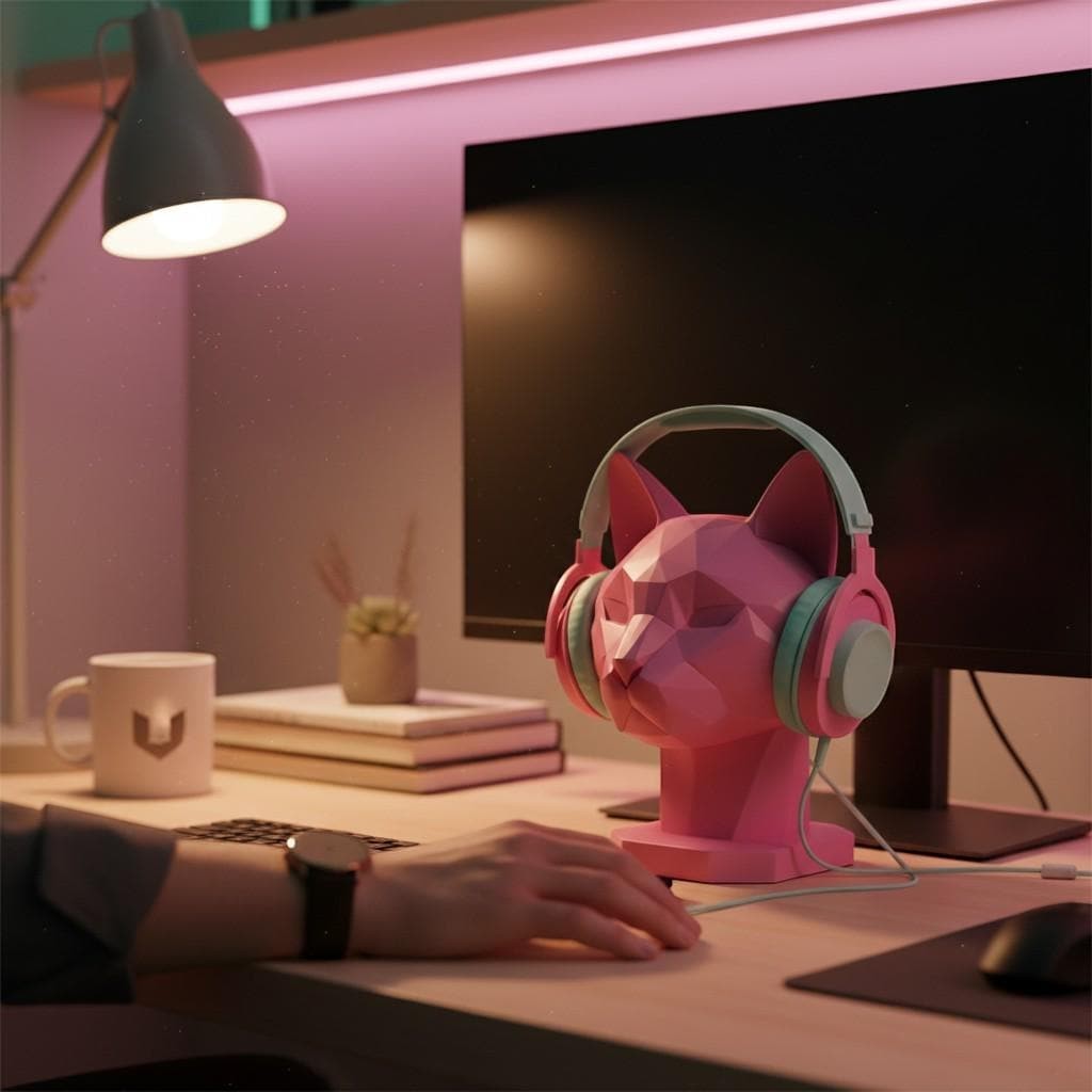 {{ product.title }} – 3D Printed Headphone Stand