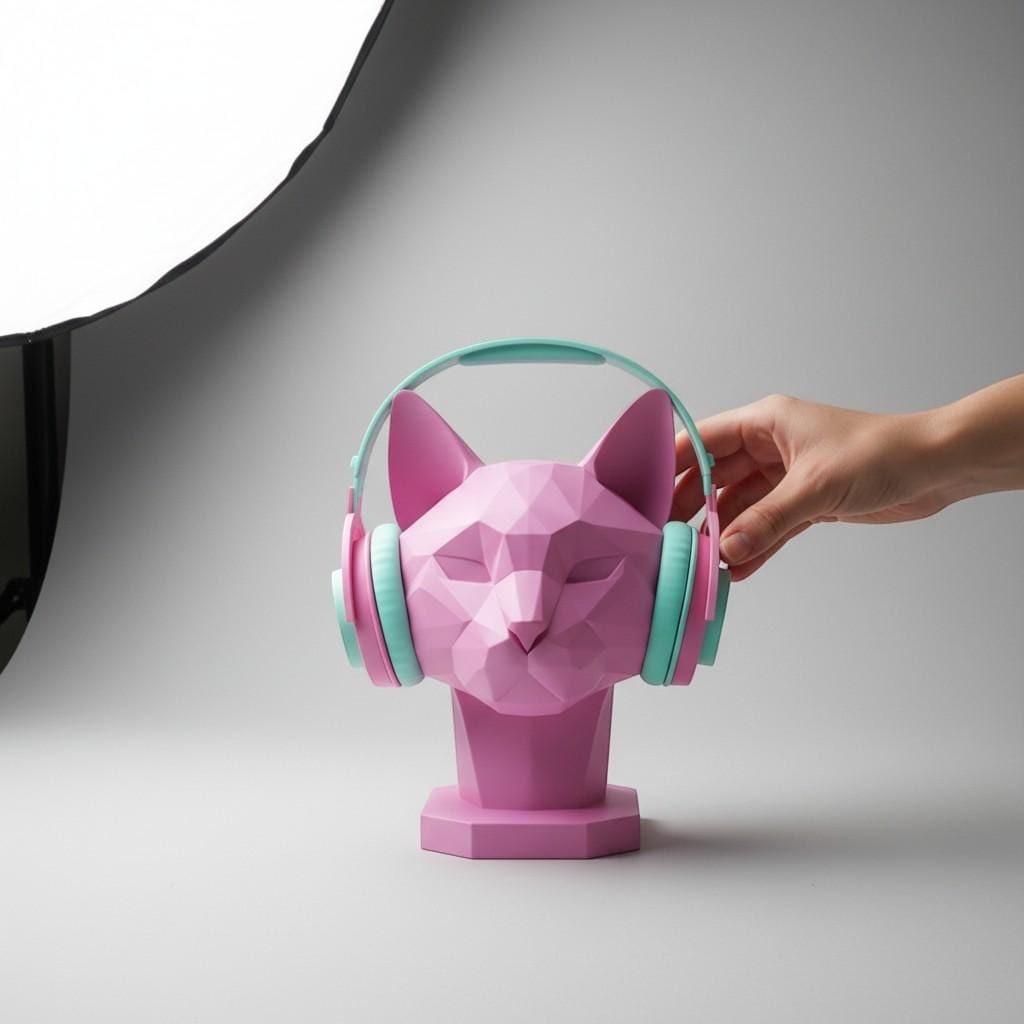 {{ product.title }} – 3D Printed Headphone Stand