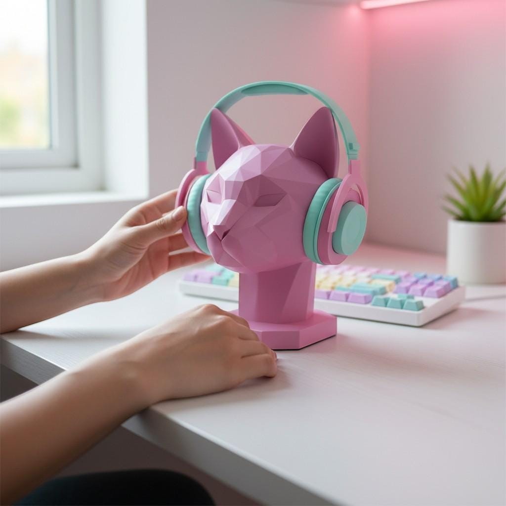 {{ product.title }} – 3D Printed Headphone Stand