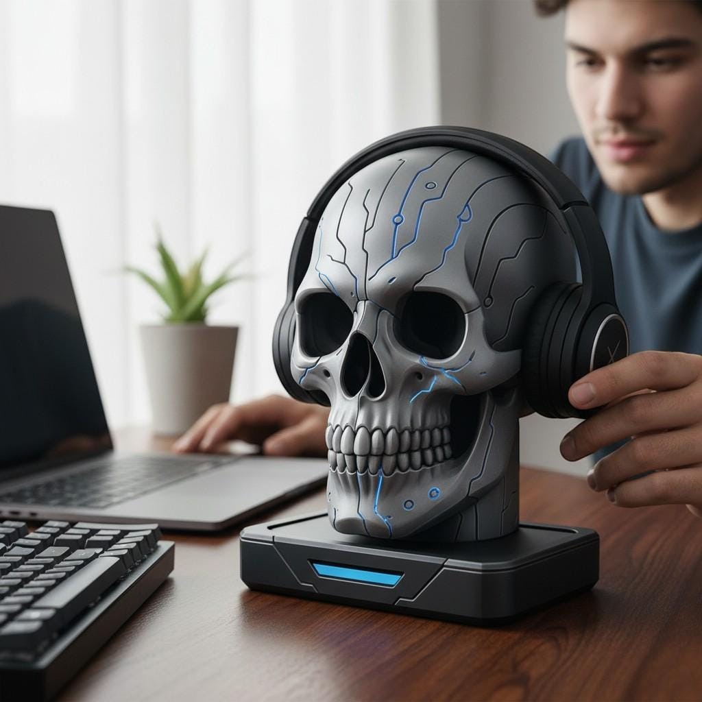{{ product.title }} – 3D Printed Headphone Stand