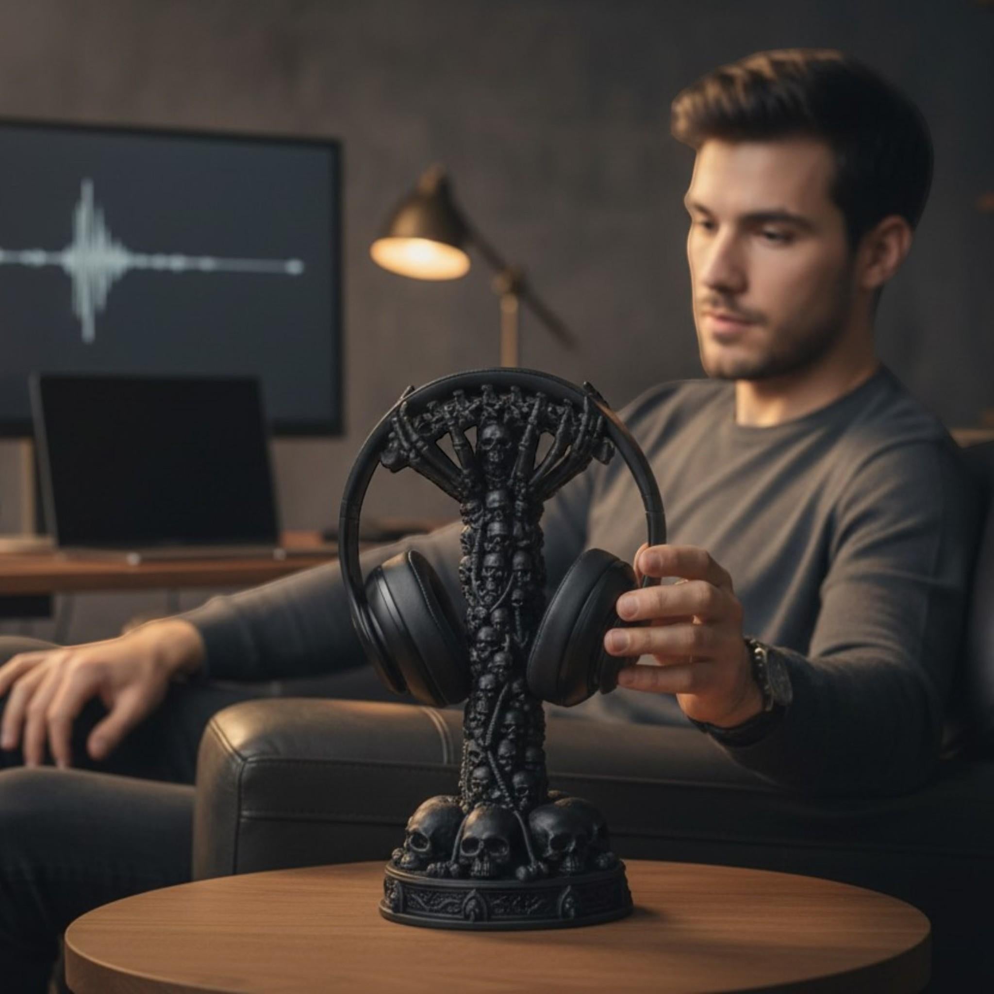 {{ product.title }} – 3D Printed Headphone Stand