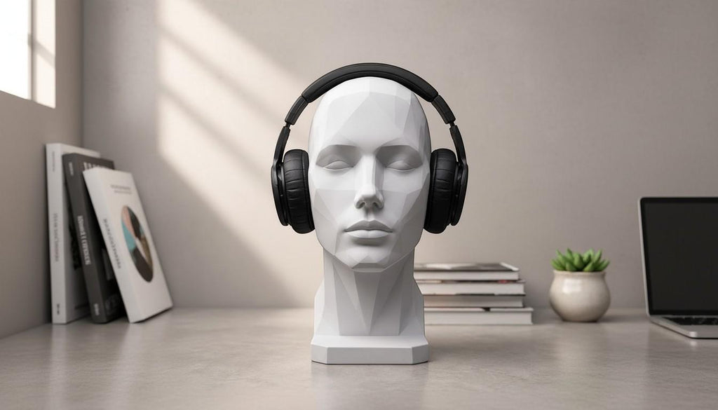 {{ product.title }} – 3D Printed Headphone Stand