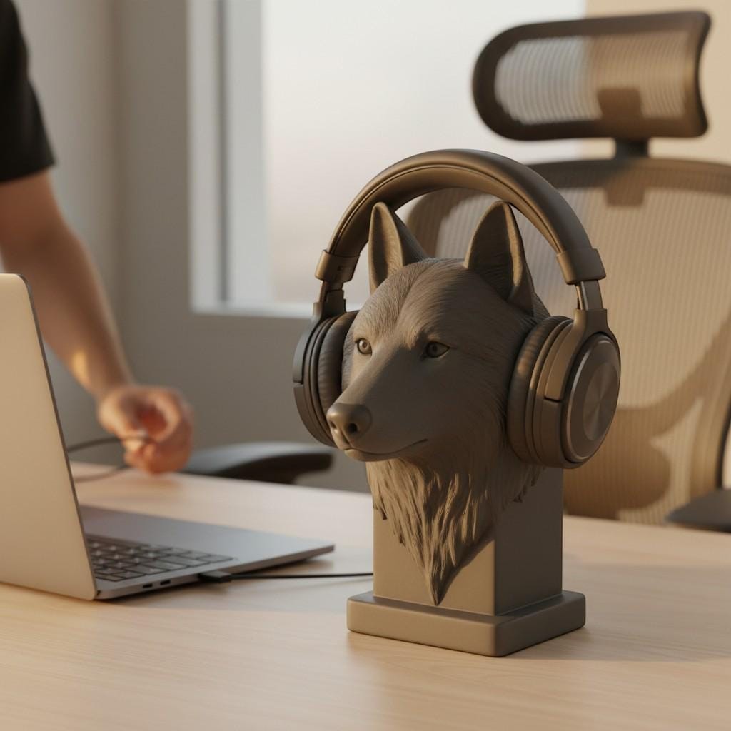 {{ product.title }} – 3D Printed Headphone Stand