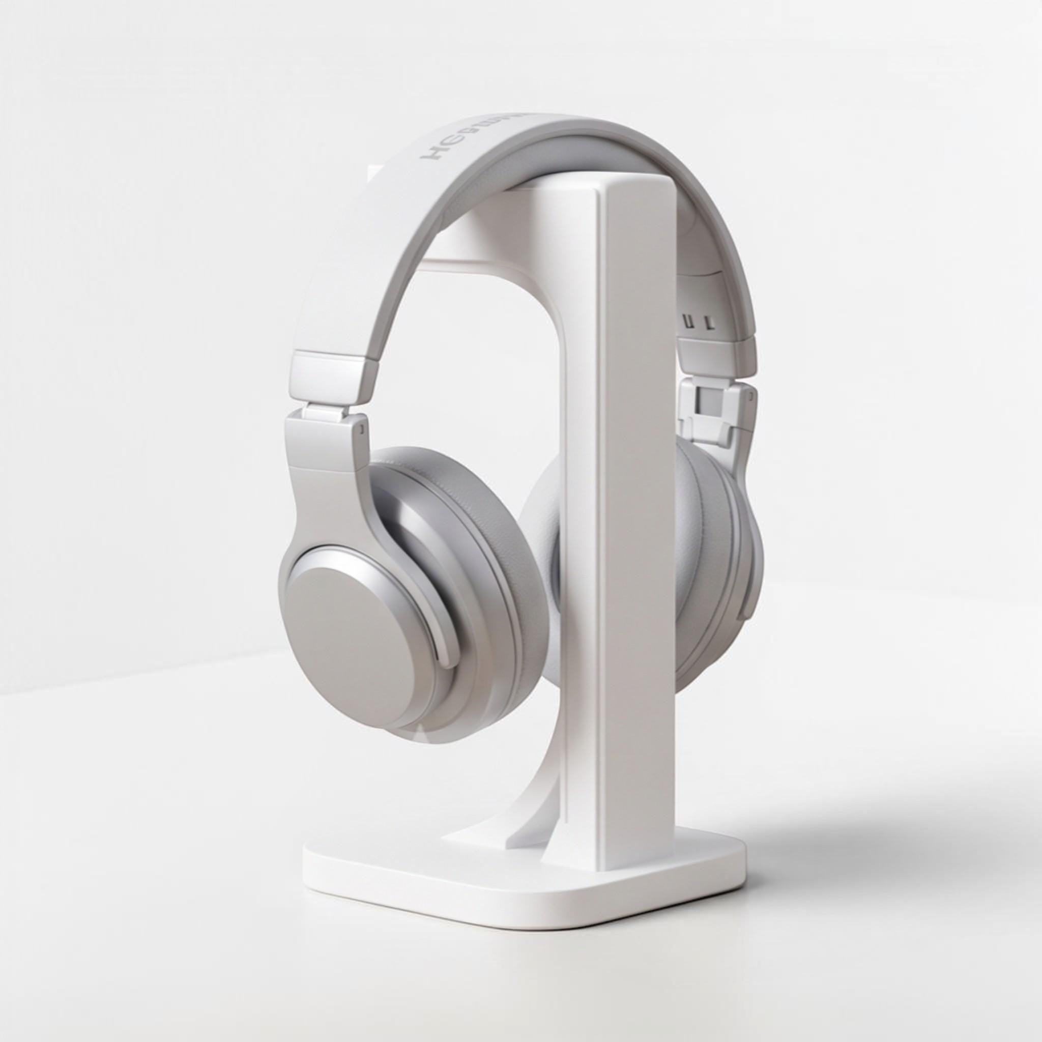 Minimalist Gaming Headset Stand – 3D Printed Desk Organizer – 3D printed headphone stand detail 10